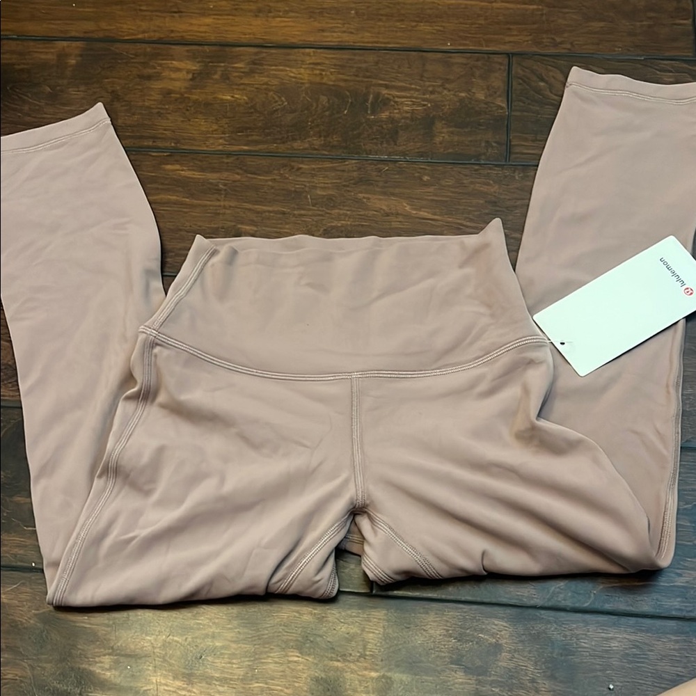 Lululemon High-Waisted Taupe Leggings size 4